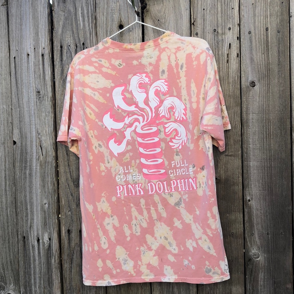 Pink Dolphin T-shirt , tie dye